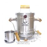 Barril Asador mini capacidad de 6 a 8 libras de carne en acero